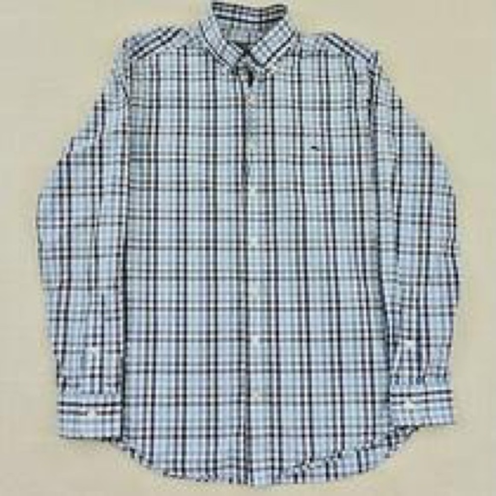 Vineyard vines blue whale button down